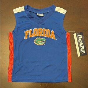 Pro Edge Kids Florida Gators Blue and Orange Jersey set